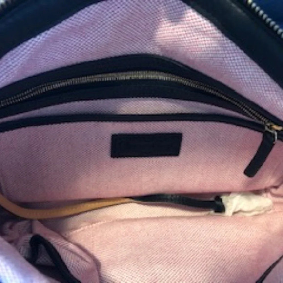 Dooney & Bourke Pebble Grain Leather Handbag w Gold Metal Hardware Black NWOT - Picture 6 of 6